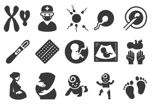 Pregnancy icons