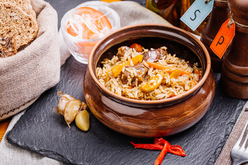 Pilaf - Rice with Meat and Vegetables