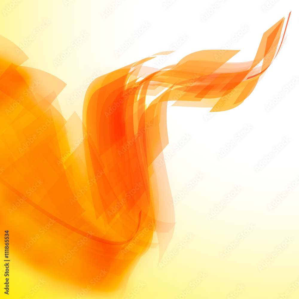 Poster vector spiral card with blurred edge