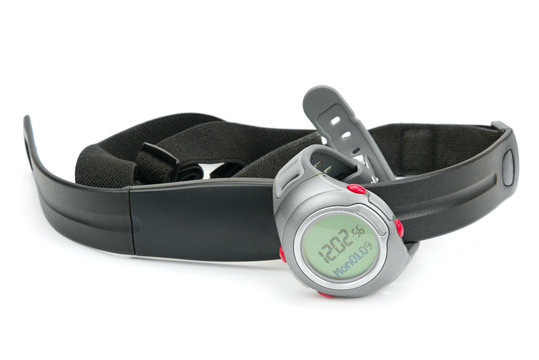 Watch And Chest Strap Of Heart Rate Monitor