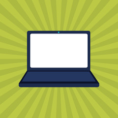 Laptop icon design 