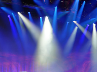 Stage Spotlight with Laser rays