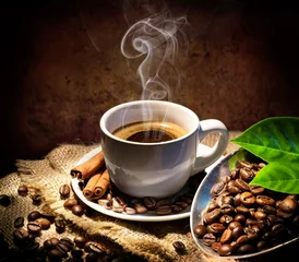 Selbstklebende Fototapeten Aroma And Taste In Traditional Coffee Cap   © Romolo Tavani