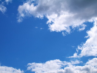 Obraz premium Dark clouds on sky, copy space