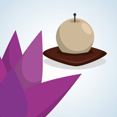 Spa center design. health icon. Isolated illustration , editable vector