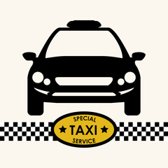 Obraz premium Taxi design. cab concept. transportation icon , editanle vector