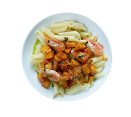 Italian pasta with pumpkin