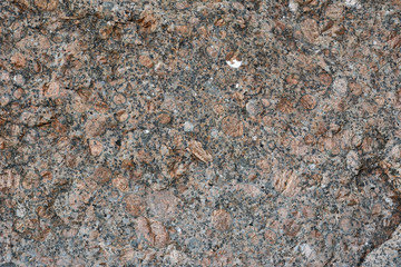 Гранит. Интересная текстура красного гранита.