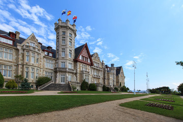Fototapeta premium Magdalena Palace, Santander, Cantabria, Spain. 