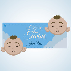 Baby shower design. invitation design.  isolated illustration