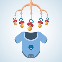 Baby shower design. invitation design.  isolated illustration