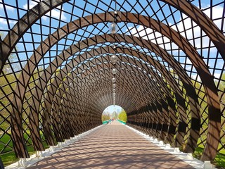 Tunnel in park