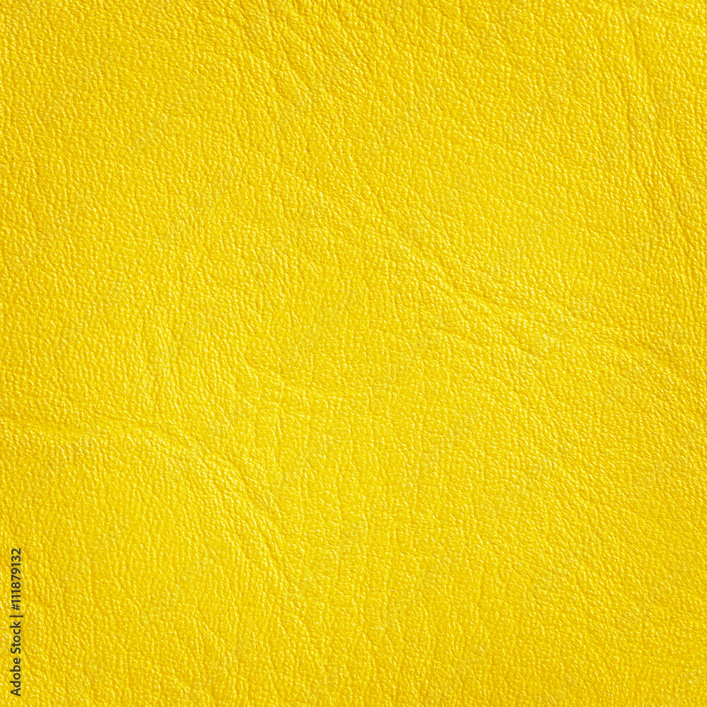 Sticker yellow leather texture background