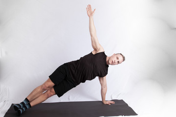 Man doing yoga