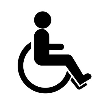 Personne handicapée en fauteuil roulant