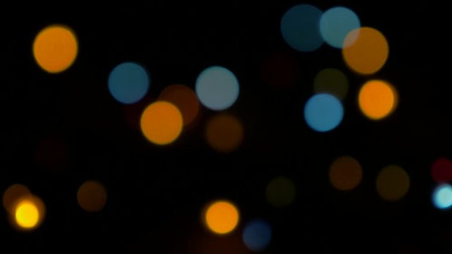 Christmas lights background colorful sparkle 4K UHD 3840X2160  footage - Glittering abstract  electric light defocused high definition 4K UHD 2160p  footage