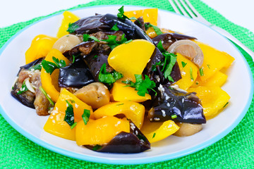 Eggplant Salad with Paprika