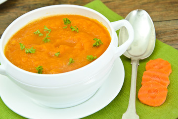 Carrot Cream Soup Diet Food