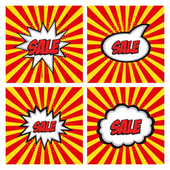 Sale comic expressions