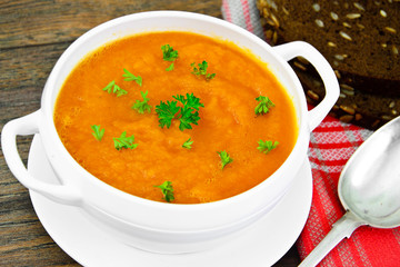Carrot Cream Soup Diet Food