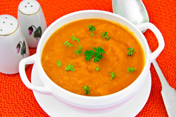 Carrot Cream Soup Diet Food