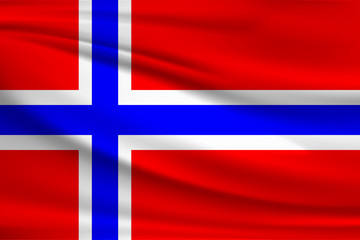 Fototapeta premium National flag of Norway