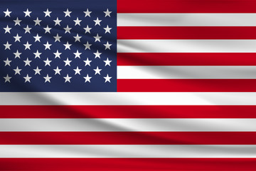 National flag of United states of America