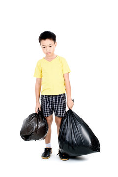 Keep garbage in bag for eliminate