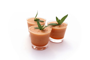 Verrines - mousse de melon