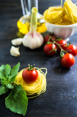 Pasta cooking concept