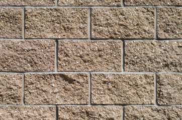 Pure wall of stone blocks. Background, texture series