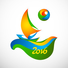 Sign Rio olympic games 2016