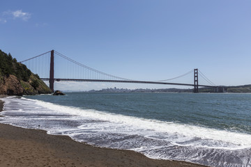 Golden Gate Bridge Beach San Francisco