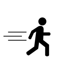Fototapeta na wymiar Running man icon