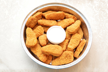 Chicken Nuggets with Ranch Dipping Sauce