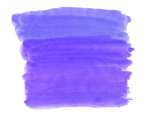 A fragment of the background in purple tones painted with watercolors