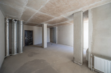 Apartment without finishing. New project. The new apartment hous