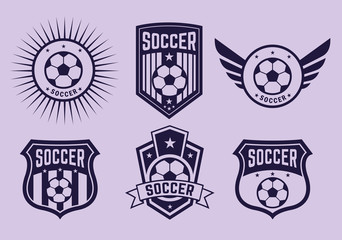 different logos and icons football teams