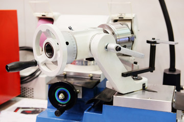 The image of a lathe