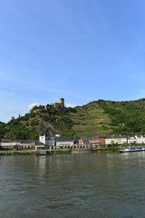 Burg Gutenfels oberhalb von Kaub am Rhein