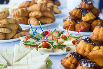 Coffee break, catering a business conference