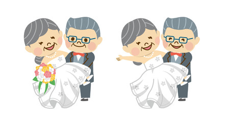 結婚式をあげる男女 その3