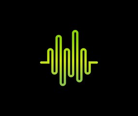 Fototapeta na wymiar Music logo