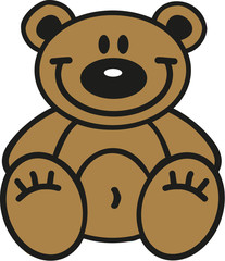 Cartoon teddy bear