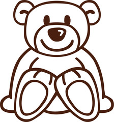 Teddy bear drawing