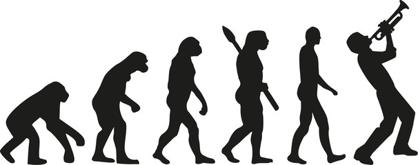 Trumpet player evolution