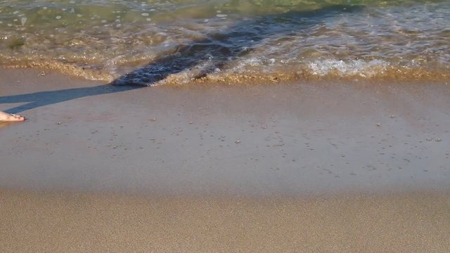 kuma basan ayaklar ve deniz