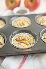 Apfel Vollwert Muffins 
