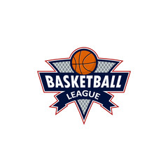 logo for a basketball team or a league