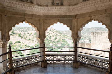 Balcony in Amber Fort